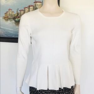 Banana Republic peplum knit